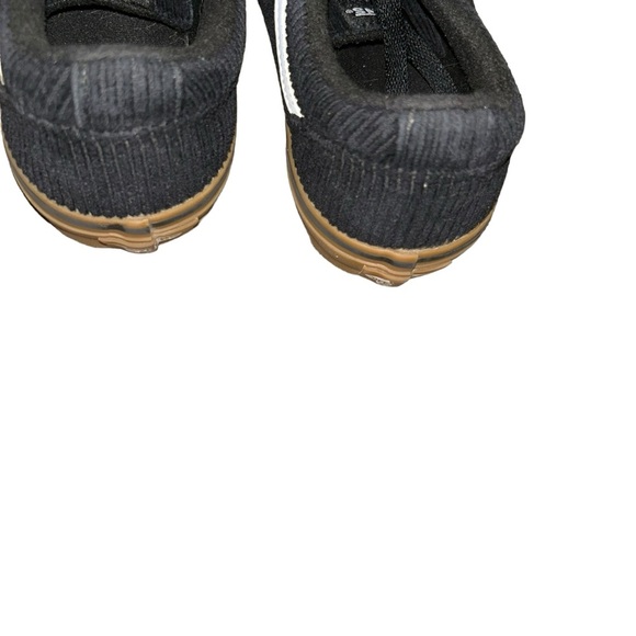 Vans YOUTH WARD (CORDUROY FLEECE) BLACK/WHITE 4.5Y kids sneakers - Picture 3 of 4